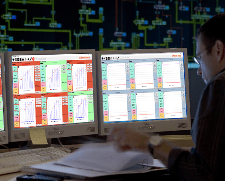 Electrical Resistance Heatview's Monitor Screens