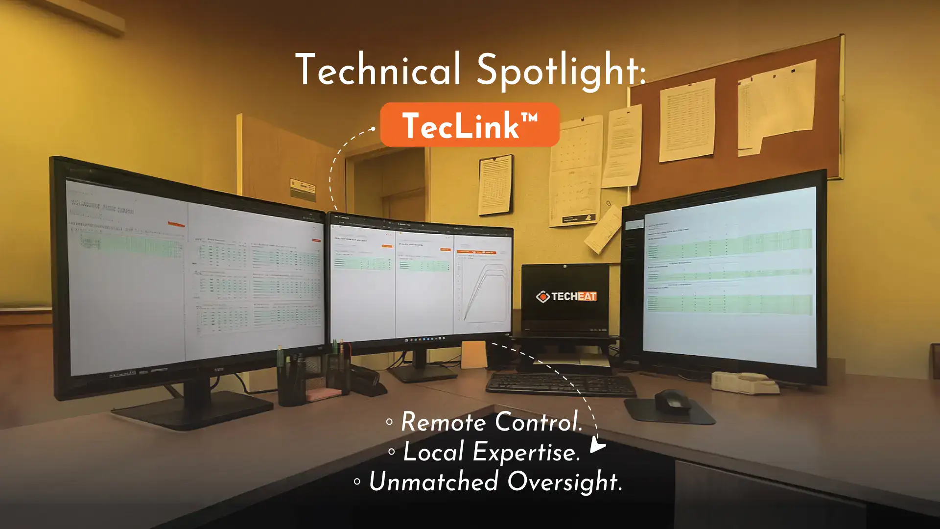 Techeat TecLink™ desktop setup