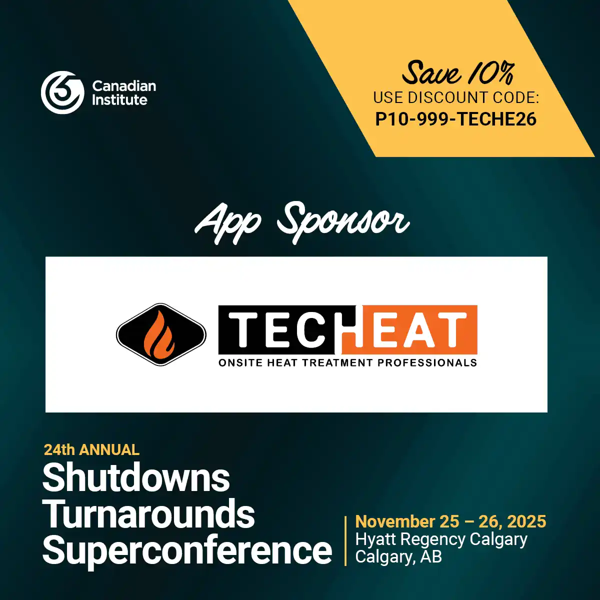 Techeat sponsors Shutdowns Turnarounds Superconference visual
